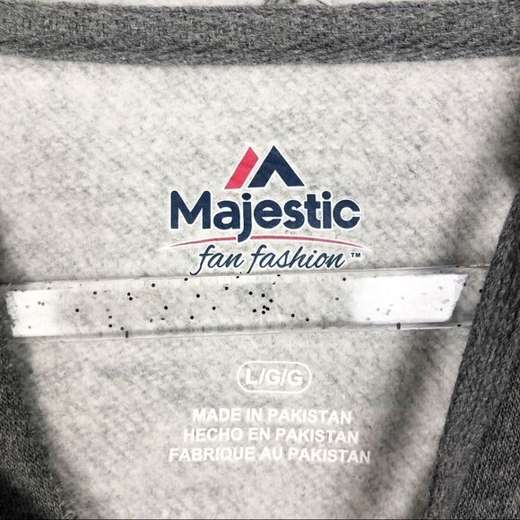 MAJESTIC | New England Patriots NFL Football V-Neck Hoodie Women’s Size Large - Picture 6 of 8